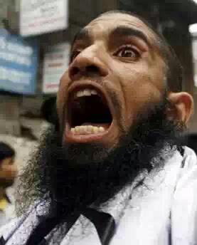 aufgeregter Muselman